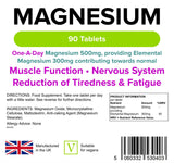 Lindens Magnesium (MgO 500mg) - 90 Tablets - image 2