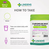 Lindens Chromium Max 1000mcg - 120 Tablets - image 4