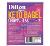 Dillon Organic Gluten Free Keto Bagel - Original Flax (2x75g) - Pack of 6
