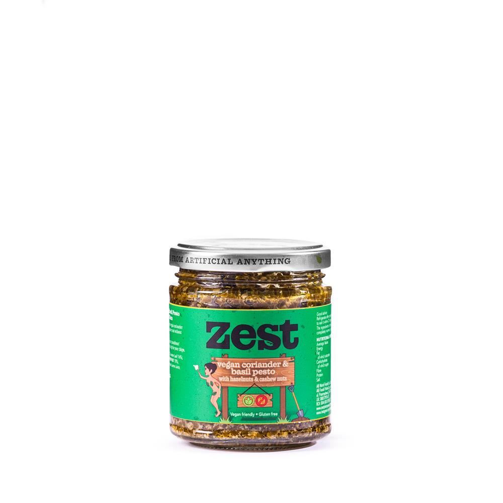 Zest Coriander & Basil Pesto 165g - 6 Pack