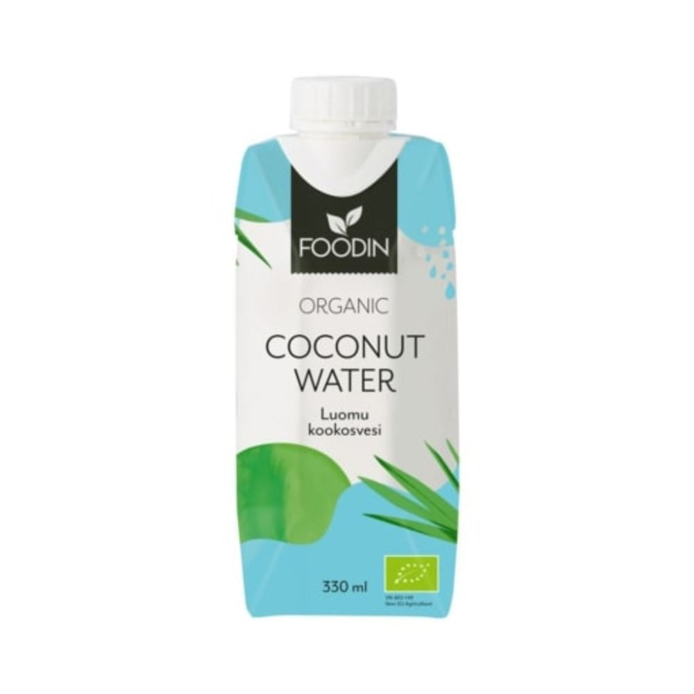 Foodin Organic Coconut Water Tetrapak 330ml - 12 Pack