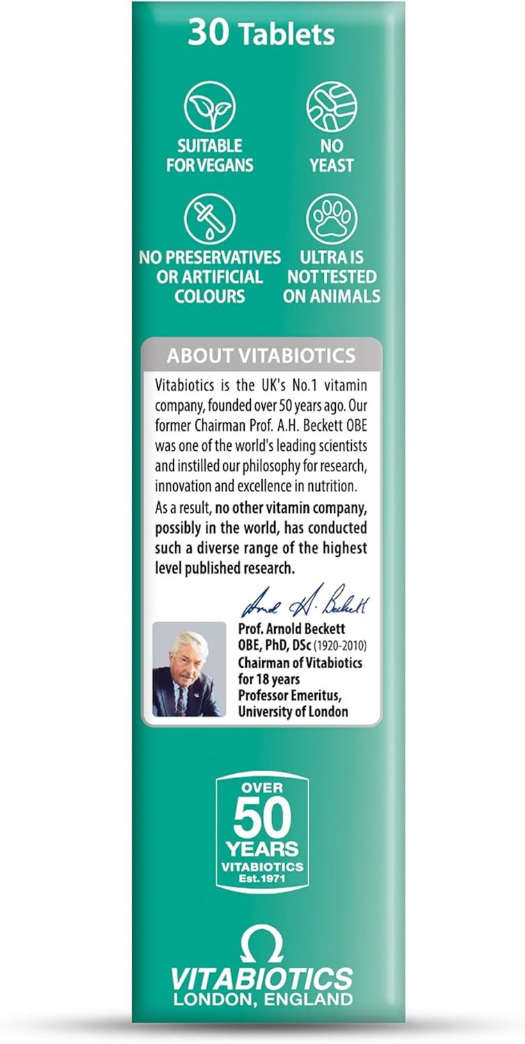Vitabiotics Ultra Ashwagandha - 30 Tablets