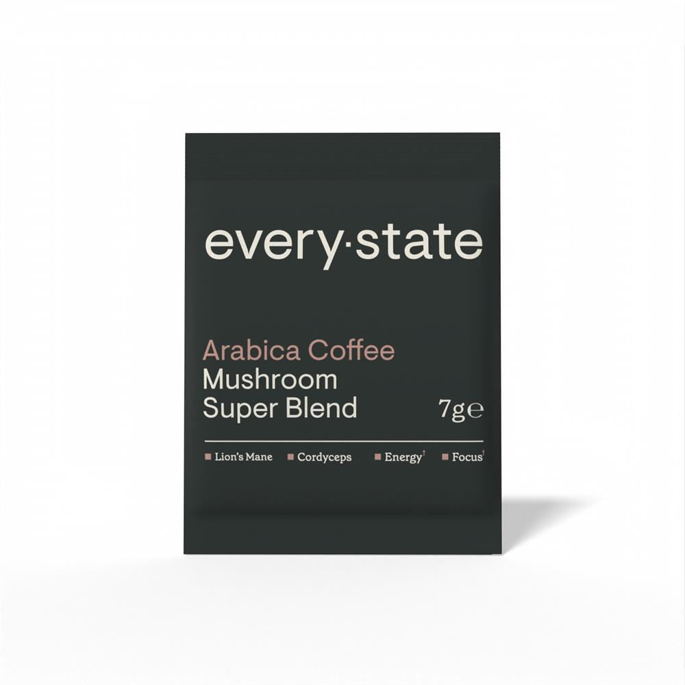 everystate Arabica Coffee + Mushroom Super Blend Sachet 7g - 20 Pack