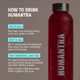 Humantra Electrolyte Powder Black Cherry 20 Sachets - Hydration Drink Mix with 6 Electrolytes, Vegan, Sugar Free, Gluten Free