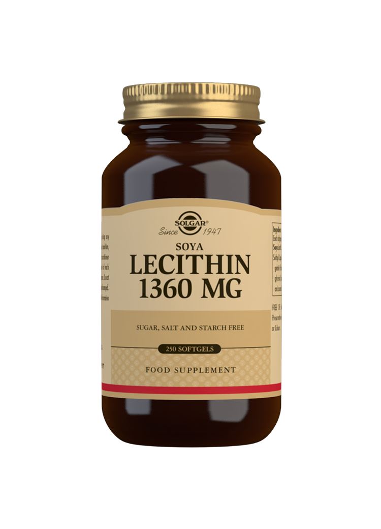 Solgar Soya Lecithin 1360 mg - 250 Softgels
