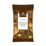 Foodin Organic Raw Chocolate Coated Ginger 70g - 8 Pack