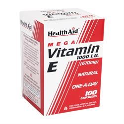 HealthAid Vitamin E 1000iu Natural 100 Capsules
