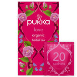Pukka Herbs Organic Love Herbal Tea 20 sachets