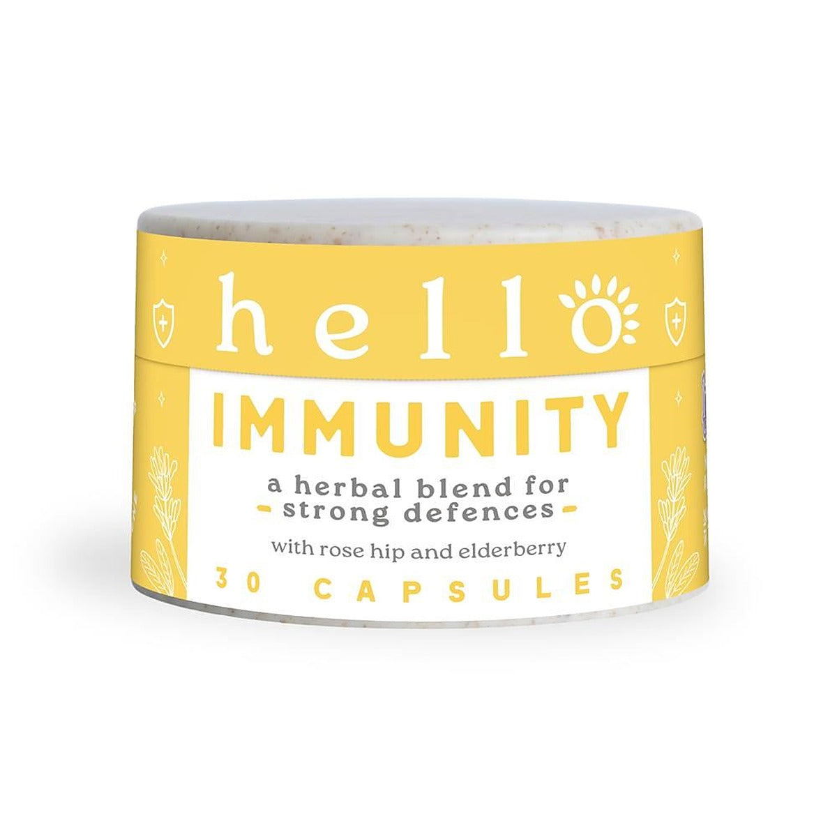 Hello Wellness Hello Immunity natural daily support 400mg 30 Capsules ...
