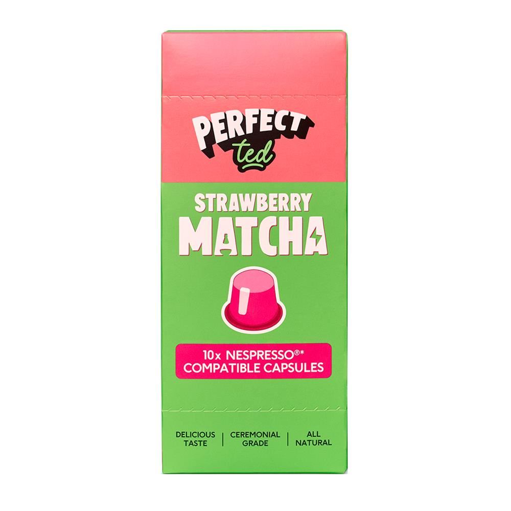 PerfectTed Matcha Pods Strawberry 10x5g