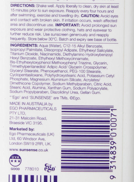 SunSense SPF 50 Plus Kids Sunscreen, 125 ml