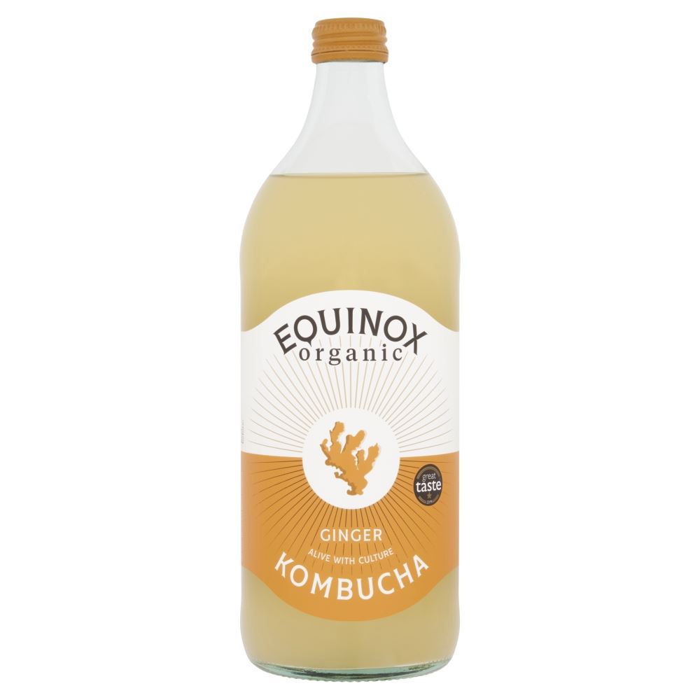 Equinox Kombucha Equinox Organic Ginger Kombucha 750ml