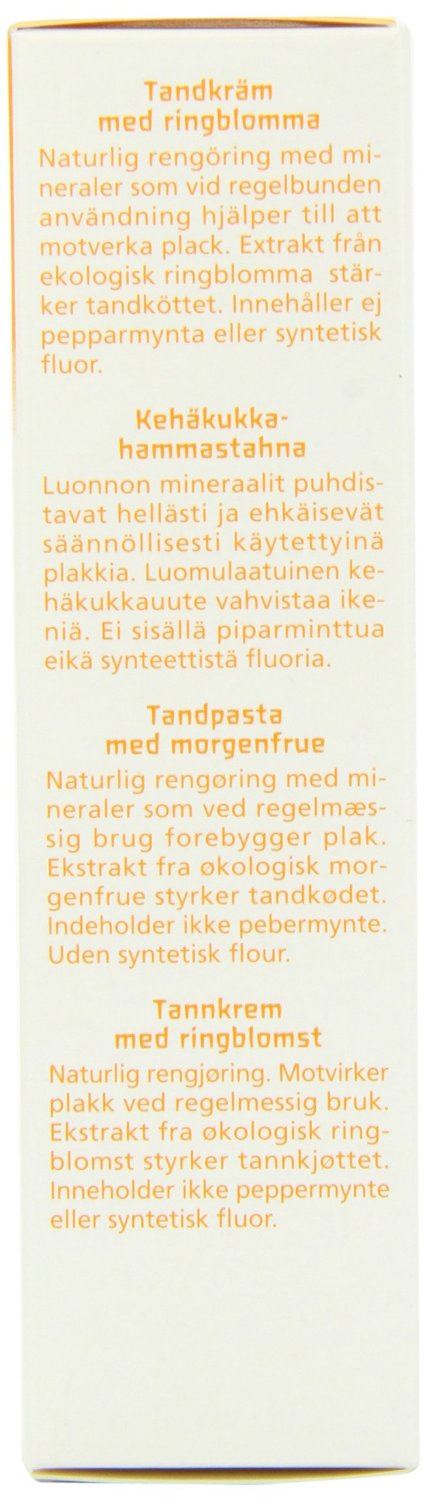 Weleda Calendula Toothpaste 75ml! Natural Peppermint Free