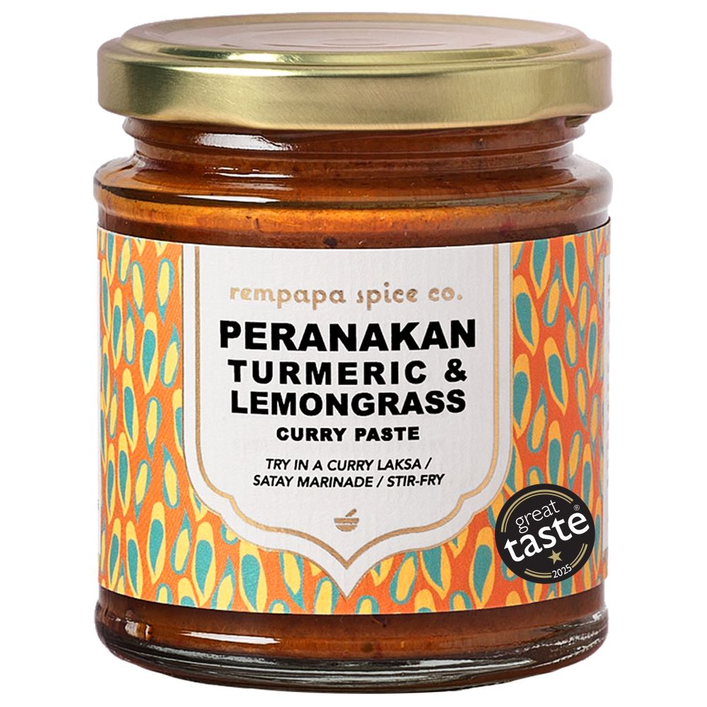 Rempapa Peranakan Turmeric & Lemongrass Curry Paste 180g