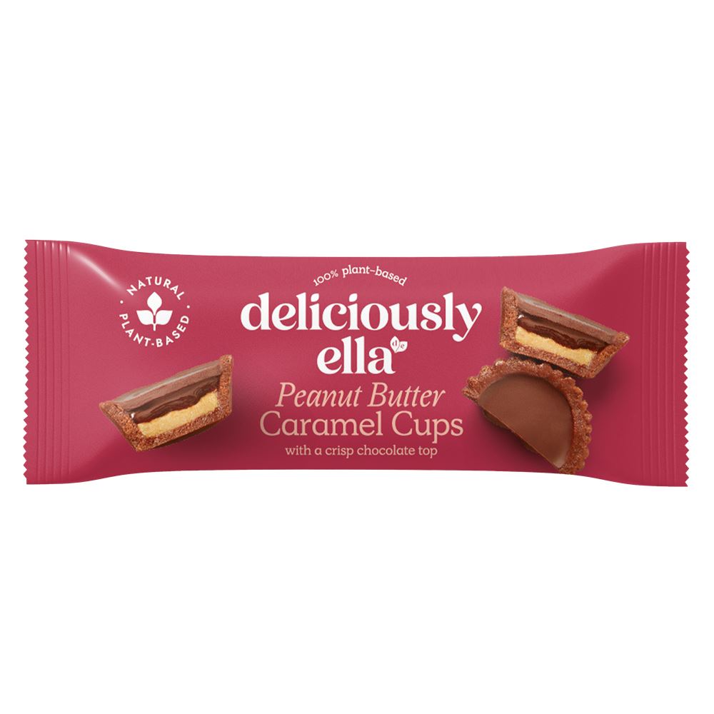 Deliciously Ella Peanut Butter Caramel Cup 36g - 12 Pack