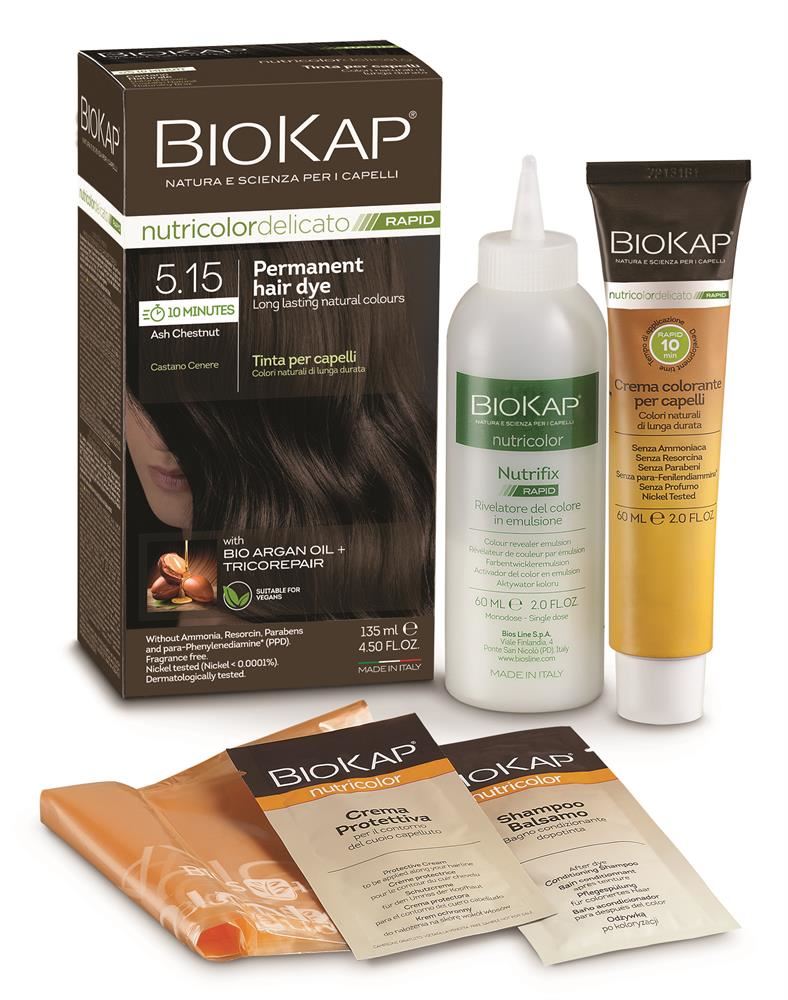 BioKap Ash Chestnut 5.15 Hair Dye 135 ml