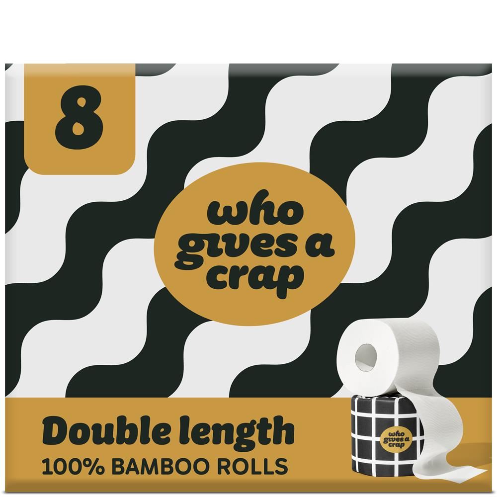 Who Gives A Crap Extra Soft Double Length Toilet Roll -8 pack
