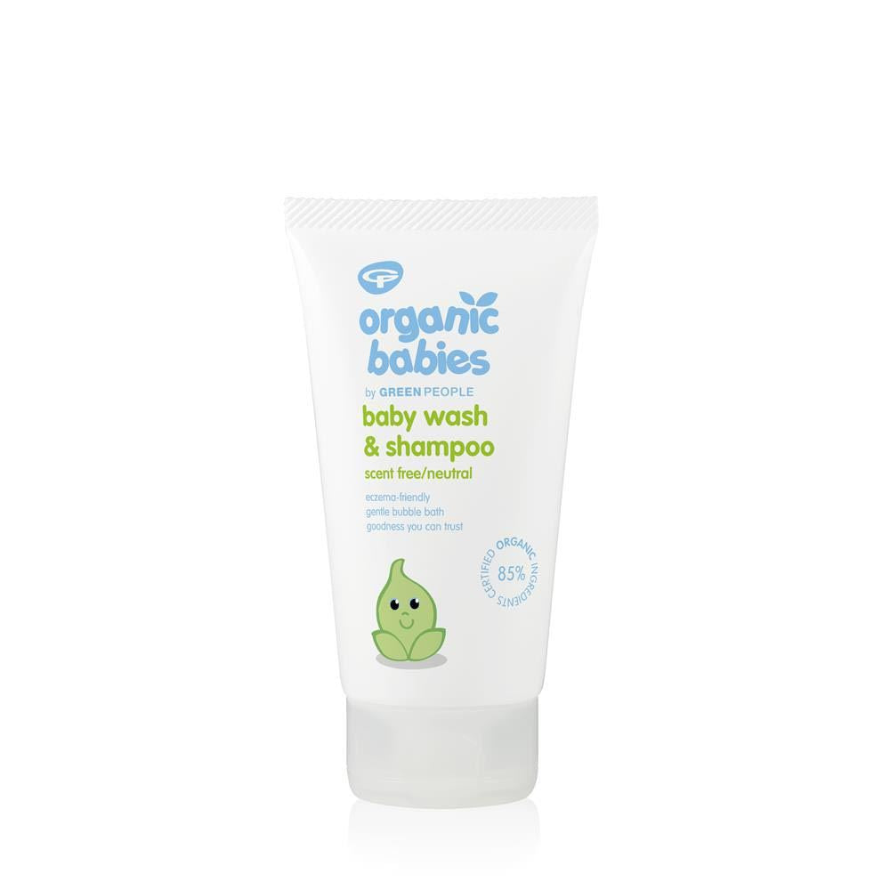 Green People Organic Babies Baby Wash & Shampoo Scent Free 150ml