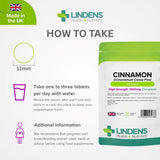 Lindens Cinnamon 3000mg - 100 Tablets - image 4