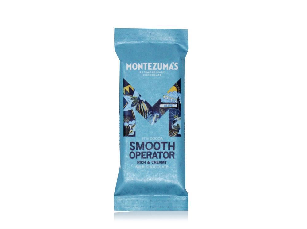 Montezumas Chocolate Smooth Operator 37% Organic mini bar 25g - 26 Pack