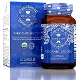 True Veda Bacopa Organic Natural Vegan Ethical Non-GMO 60 capsules