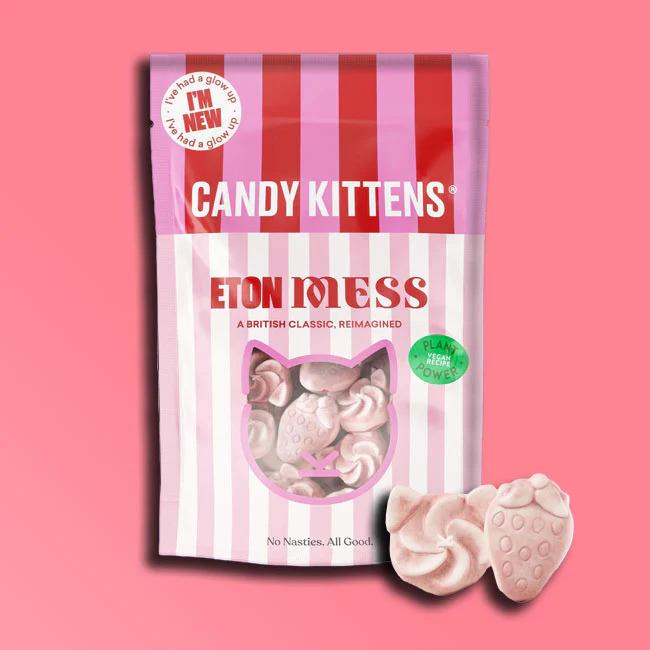 Candy Kittens Eton Mess Vegan Sweets 54g - 12 Pack