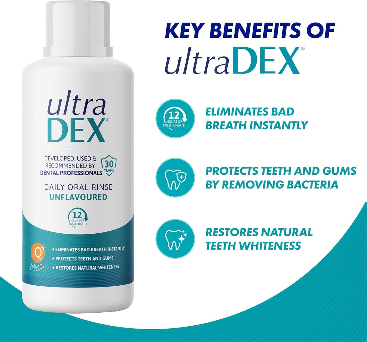 Ultradex Daily Oral Rinse with Fluroide - 500ml