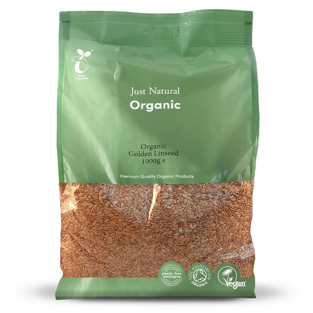 Just Natural Organic Organic Golden Linseed 1000g