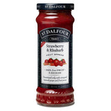 St Dalfour Strawberry & Rhubarb Fruit Spread 284g