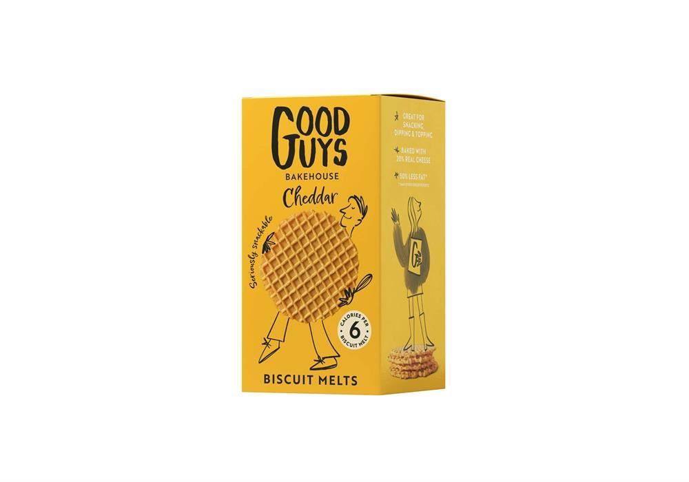 Good Guys Bakehouse Biscuit Melts - Cheddar 50g - 8 Pack