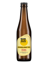 SUN365 Sparkling Tea Ginger & Lemon 330ml - 12 Pack