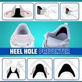 Trainer Armour Big Toe Hole & Heel Hole Preventer Patches - Black or White