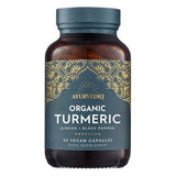 Ayurvediq Wellness Organic Turmeric Ginger & Black Pepper Extract 60 Capsules