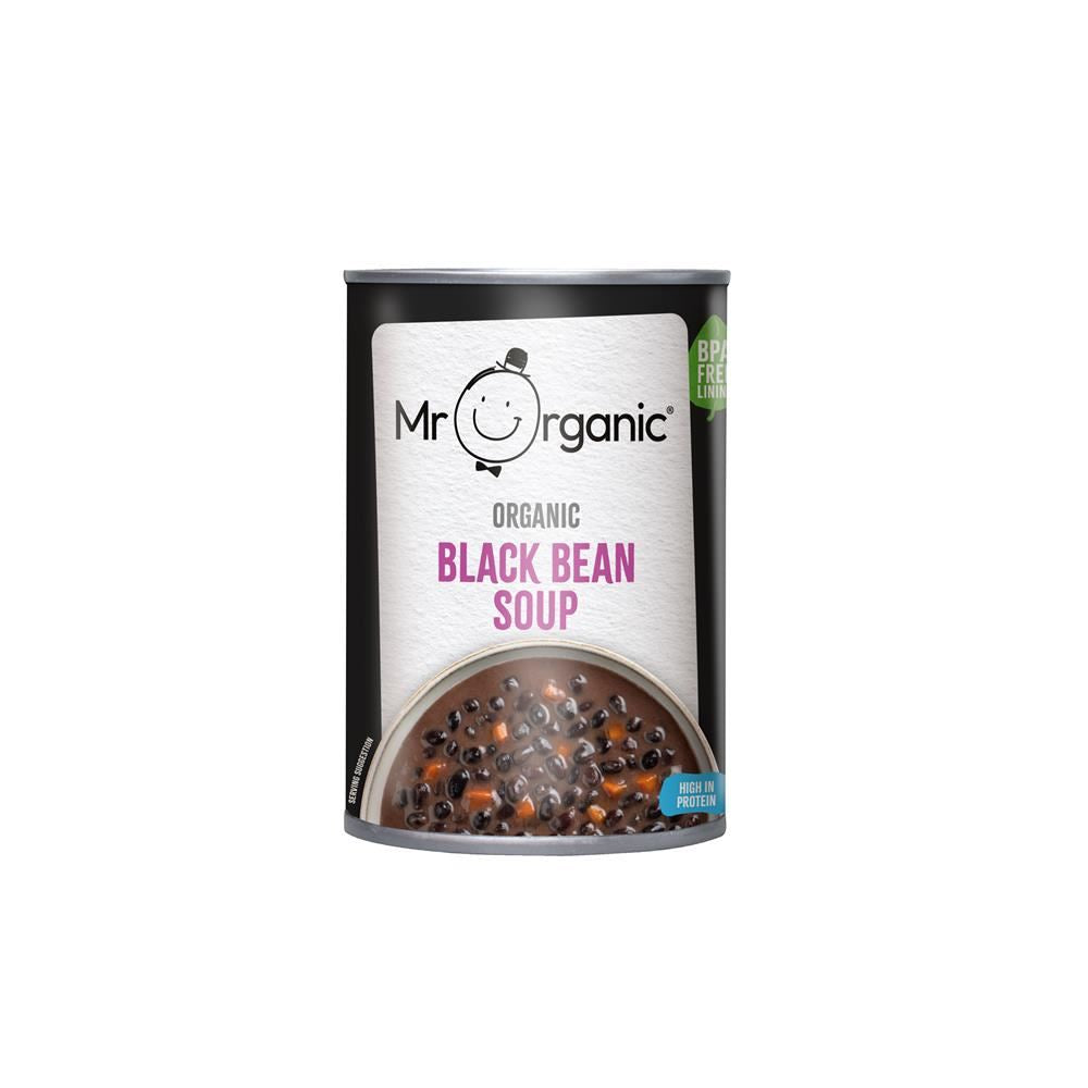 Mr Organic Black Bean & Vegetable Soup 400g