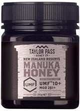 TAYLOR PASS HONEY Taylor Pass Manuka Honey UMF10+/MGO261 250g