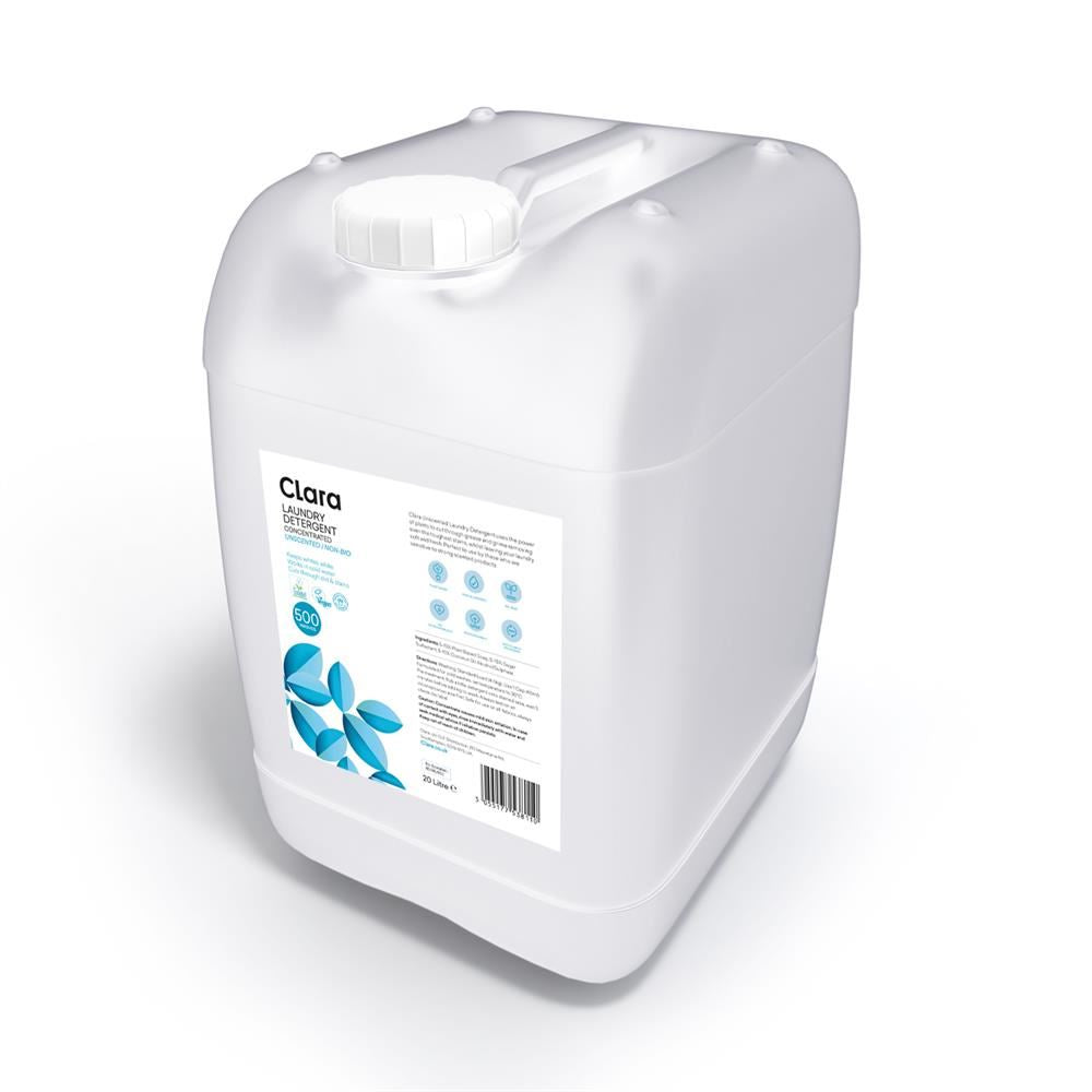Clara Concentrated Laundry Detergent Unscented/Non-Bio 20L