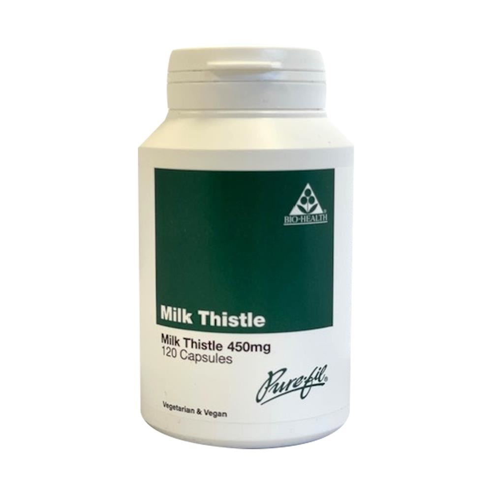 Bio Health Powdered Milk Thistle fruits containing silymarin 120 Capsules