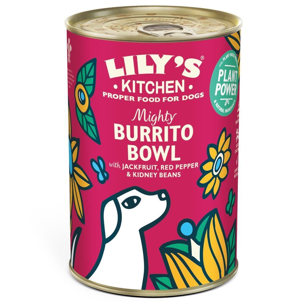 Lilys Kitchen Mighty Burrito Bowl 400g - 6 Pack