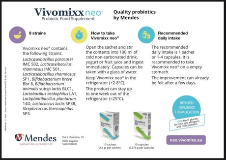 Vivomixx Neo Probiotic 460 Billion - 30 Sachets - image 2