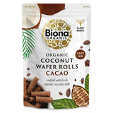 Biona Organic Biona Coconut Wafer Rolls Cacao 100g