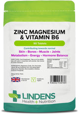 Lindens Zinc, Magnesium & Vitamin B6 - 90 Tablets