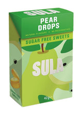 Sula Pear Drops Sweets Sugar Free 42g - 14 Pack