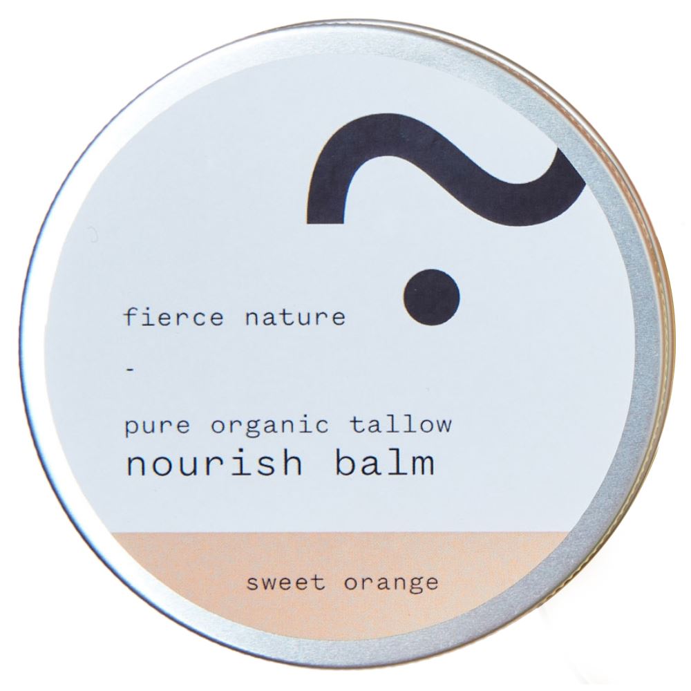 Fierce Nature Pure Organic Tallow Nourish Balm (Sweet Orange) 100g