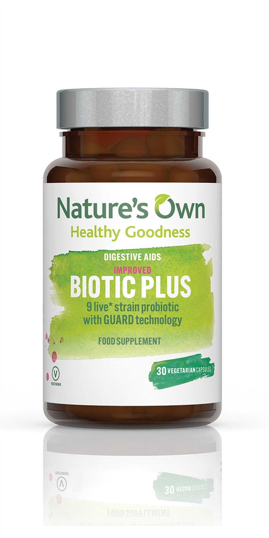 Natures Own Biotic Plus 30 Capsules