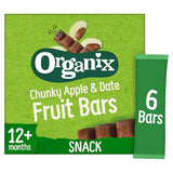 Organix Apple & Date Organic Fruit Snack Bar 6x17g