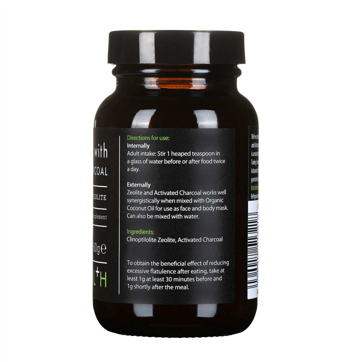 Kiki Health Zeolite With Activated Charcoal Powder 60g