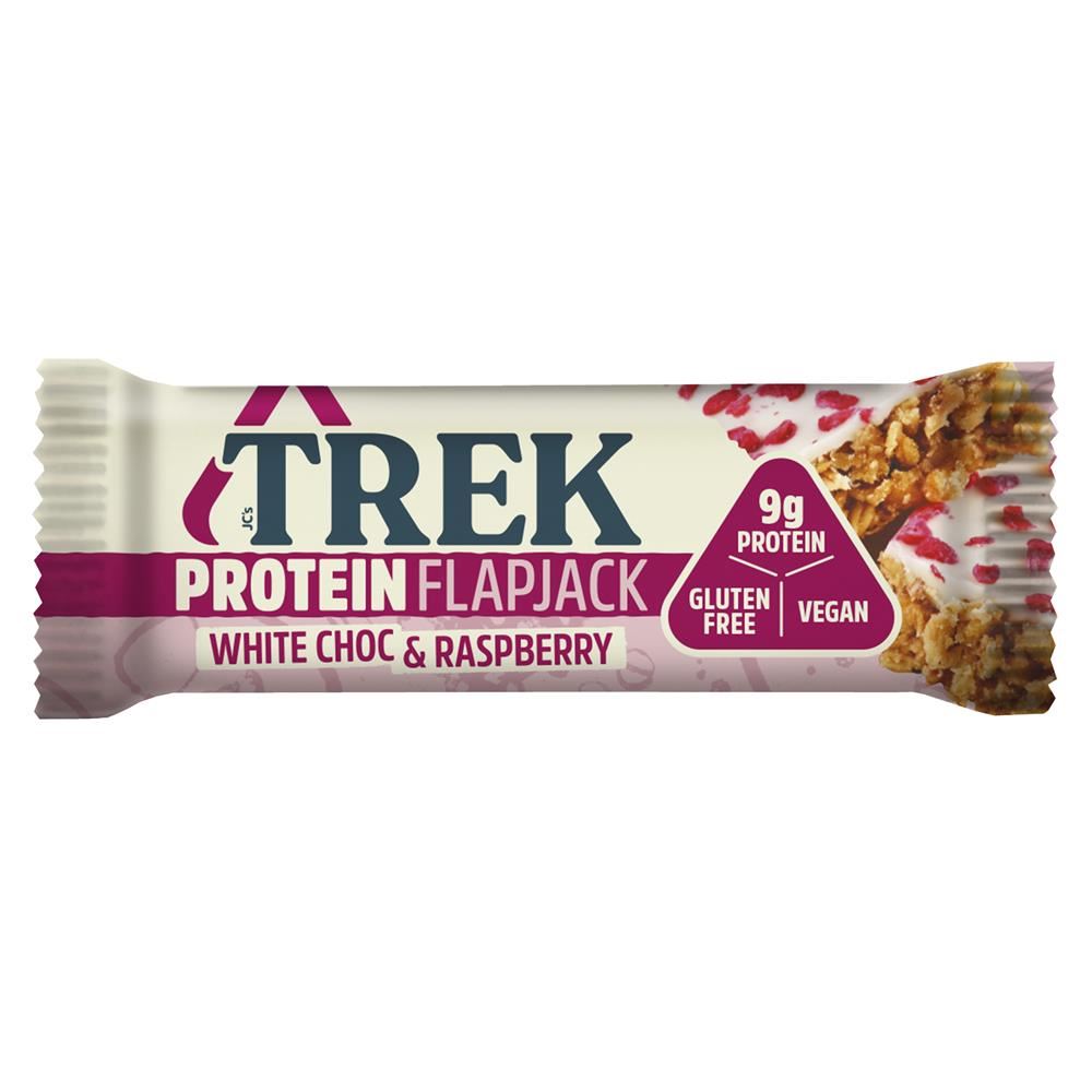 Trek White Choc & Raspberry Flapjack 50g