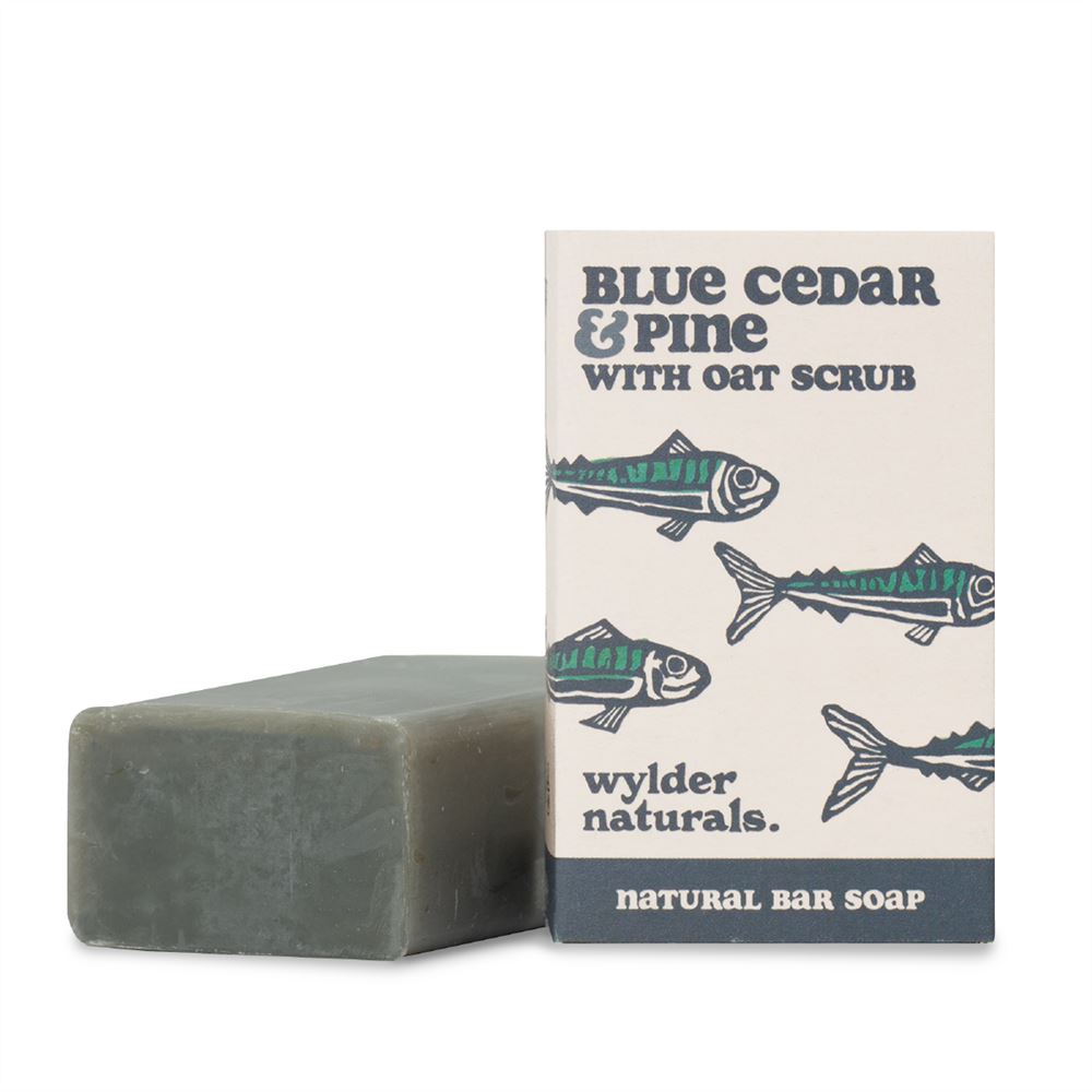 Wylder Naturals 120g Blue Cedar & Pine with Oats Natural Soap