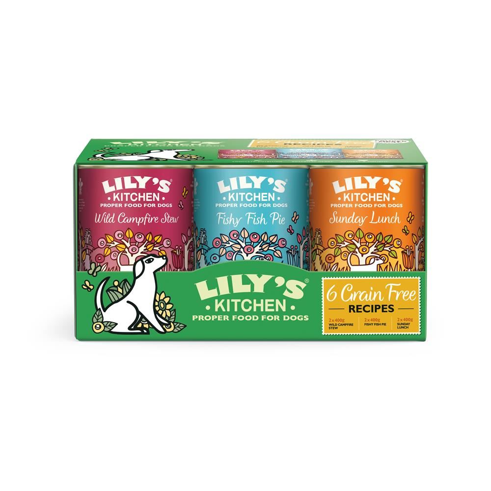 Lilys Kitchen Dog Grain Free Multipack 6x400g