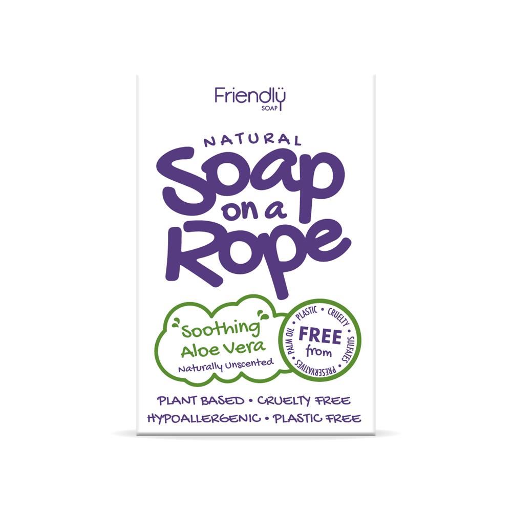 Friendly Soap Aloe Vera - Natural Soap On A Rope 125g